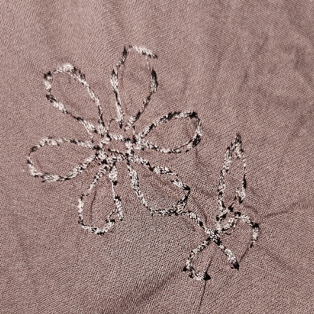 Whimsical Brown Cotton Skirt - Picture 3 of 5